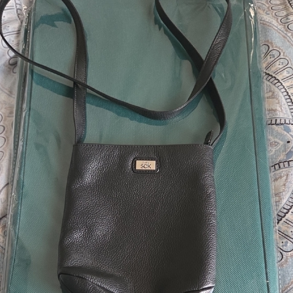 The Sak Black Leather Shoulder Bag